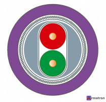 Кабель PROFIBUS FC стандартный экранированный двухжильный 6XV1830-0EH10 Siemens