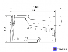 Аналоговый модуль IB IL AI 2/SF-PAC 2861302 Phoenix Contact