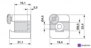 Oпорная стойка AB/SS-M 3025888 Phoenix Contact