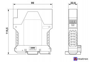 Преобразователь протоколов GW PL HART4-R-BUS 2702879 Phoenix Contact
