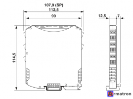 Измерительный преобразователь тока MACX MCR-SL-CAC- 5-I 2810612 Phoenix Contact