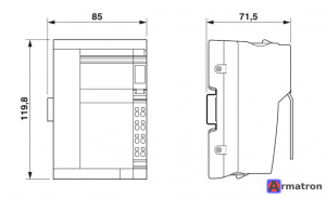 Устройство сопряжения с шиной IL PB BK DP/V1-PAC 2862246 Phoenix Contact