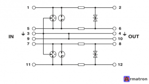 Штекерный модуль для защиты от импульсных перенапряжений PT 2XEX(I)-24DC-ST 2838225 Phoenix Contact