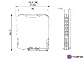 Разделительный усилитель 2865382 MACX MCR-EX-SL-RPSS-2I-2I Phoenix Contact