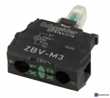 Блок светодиодный зеленый 230-240В ZBV-M3 Schneider Electric