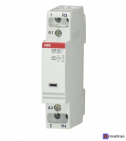 Модульный контактор 20А ESB 20-11 ABB