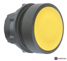 Корпус кнопки ZB5AA5 желтый без фиксации без подсветки Schneider Electric