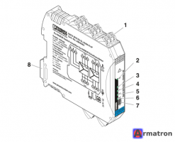 Разделительный усилитель MACX MCR-EX-SL-2NAM-R-UP 2865984 Phoenix Contact