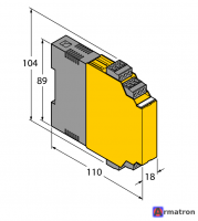 Изолятор аналогового сигнала 1-канальный IM31-11-I 7506323 Turck